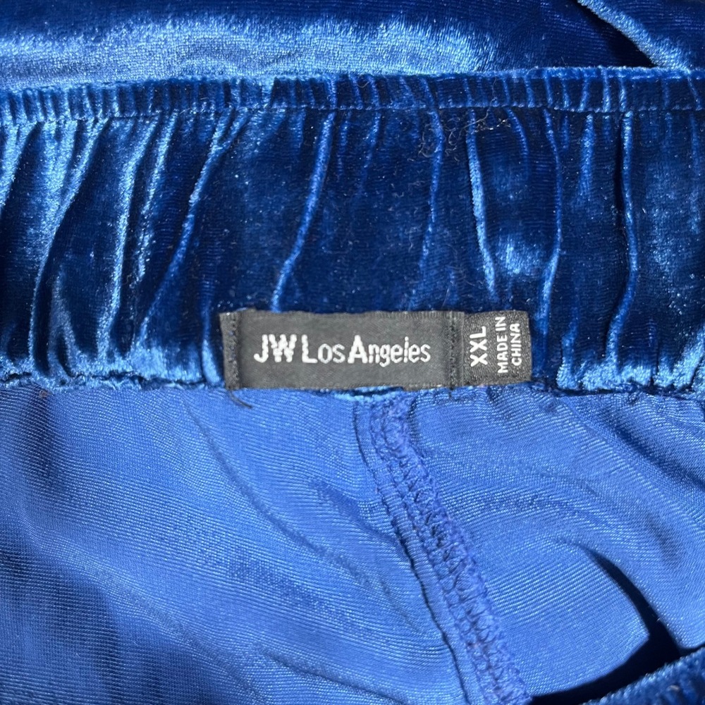Johnny Was Nikkola Silk Velvet Embroidered Wide Leg‎ Pants Sz XXL Boho Lagenlook - Picture 7 of 11